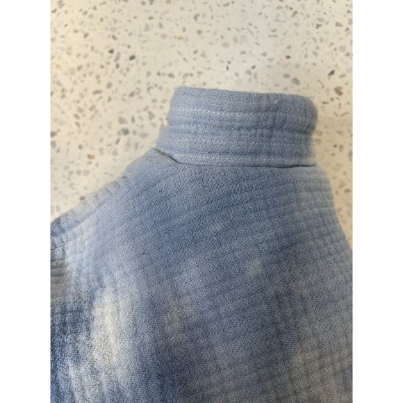 Universal Thread Women Medium Jacket Blue Tie-Dye Bomber Sky Clouds Artist Dream - Picture 14 of 15